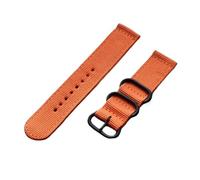 BBPLWEEA YingYou 20 22mm Sport Cinturino in Nylon Cinturino Compatibile con Garmin Forerunner 245 245M 645 Vivoactive 3 Music 4 Braccialetto Intelligente Cinturino Cinturino(Orange_for Vivoactive 4)