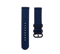 BBPLWEEA YingYou 20 22mm Sport Cinturino in Nylon Cinturino Compatibile con Garmin Forerunner 245 245M 645 Vivoactive 3 Music 4 Braccialetto Intelligente Cinturino Cinturino(Blue_for Forerunner 245)
