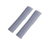 BBPLWEEA YingYou 21mm Black Blue Green Curved End Silicone Gomma in gomma Adatta for Patek Aquanaut Philippe compatibile con 5164a 5167A-001 cinturino cinturino(Grey)