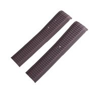 BBPLWEEA YingYou 21mm Black Blue Green Curved End Silicone Gomma in gomma Adatta for Patek Aquanaut Philippe compatibile con 5164a 5167A-001 cinturino cinturino(Brown)