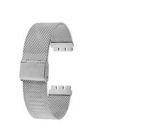 BBPLWEEA YingYou Cinturino for orologio in metallo massiccio da 17 mm, 19 mm e 21 mm for Swatch Ycs Yas Ygs Irony, cinturino for orologio in acciaio inossidabile(G30 Silver,17mm)