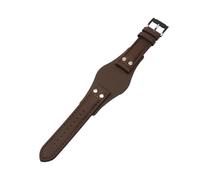 BBPLWEEA YingYou Cinturino for orologio in vera pelle compatibile con CH2564 CH2565 CH2891 CH3051 FS4813 ME3102 AM4535/AM4486 AM4532 20 mm e 22 mm(Brown black buckle,20mm)