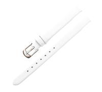 BBPLWEEA YingYou Cinturino in Pelle di Vacchetta Cinturino in Vera Pelle 8MM 10MM 18mm 20mm 22mm Cinturino Liscio Compatibile con Orologi DW Galaxy Watch Gear S3(Silver White_20mm)