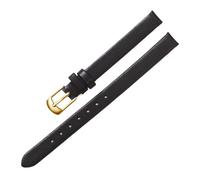 BBPLWEEA YingYou Cinturino in Pelle di Vacchetta Cinturino in Vera Pelle 8MM 10MM 18mm 20mm 22mm Cinturino Liscio Compatibile con Orologi DW Galaxy Watch Gear S3(Gold Black_20mm)