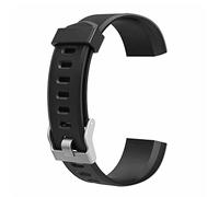 BBPLWEEA YingYou Cinturino in Silicone alla Moda Cinturino for Orologio Traspirante colorato Regolabile for Cinturino di Ricambio for Cinturino Sportivo Intelligente ID115 Plus(Black)