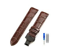 BBPLWEEA YingYou Cinturino in vera pelle di mucca compatibile con Tissot T035 Couturier Men Arc Interface T035410 T035617 T035627 T035614 T035439 T035407, 24mm, Agata