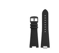 BBPLWEEA YingYou Compatibile con cinturino in pelle for orologio da uomo Tissot 1853 Super Player PRX Series T137.410/T137.407, cinturino rialzato da 12 mm(C-Black-Black a)