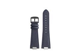 BBPLWEEA YingYou Compatibile con cinturino in pelle for orologio da uomo Tissot 1853 Super Player PRX Series T137.410/T137.407, cinturino rialzato da 12 mm(C-Blue-Black a)