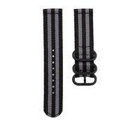 BBPLWEEA YingYou Compatibile con Garmin Venu 2 2S Cinturino Compatibile con Garmin Vivoactive 3/Vivoactive 4 4S/Forerunner 645 245m Cinturino in Nylon Cinturino Accessori(Black Grey_for Vivoactive 4)