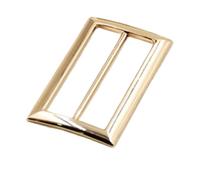 BBPLWEEA YingYou Fai da te Pin Fibbia Metallo TRI GLIDE Regolare il rullo Rettangolo Anello in pelle Artigianato Accessori adatti for Borsa cintura cinturino Zaino 30pcs(Gold 1,25MM)