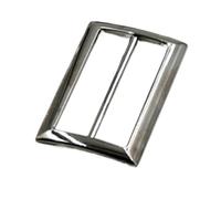 BBPLWEEA YingYou Fai da te Pin Fibbia Metallo TRI GLIDE Regolare il rullo Rettangolo Anello in pelle Artigianato Accessori adatti for Borsa cintura cinturino Zaino 30pcs(Gunblack 1,50MM)