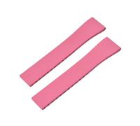 BBPLWEEA YingYou New FKM Watch Strap With Quick-release Butterfly Gold Buckle. Compatible With 16mm, 18mm, 19mm, 20mm, 21mm, And 22mm CTS Rubber Watch Strap Cutting Sizes.(Pink No Buckle,22mmx18mm)