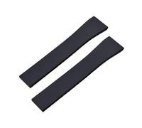 BBPLWEEA YingYou New FKM Watch Strap With Quick-release Butterfly Gold Buckle. Compatible With 16mm, 18mm, 19mm, 20mm, 21mm, And 22mm CTS Rubber Watch Strap Cutting Sizes.(Black No Buckle,20mmx16mm)