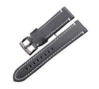 BBPLWEEA YingYou Vintage Vintage Genuine Pelle Cinturino 7 Colori Cintura 18mm 20mm 22mm 24mm Donne Uomo Gioco Gioco Guarda Band Strap Accessori(Blue Black Clasp,18mm)