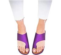 BBPM Sandali Donna Estivi Punta a Clip Donna Infradito Piattaforma Ortopedici con correttore di Alluce valgo Scarpe Ciabatte Estate Open Toe da Spiaggia Leggere Antiscivolo,Viola,EU42/US10