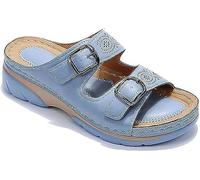 BBPM Sandali Piatti a Fascia da Donna Scarpe Aperte estive per Il Tempo Libero per Lo Shopping da Bagno Comodi Sandali Piatti Estivi da Spiaggia,Blu,39 EU