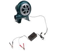 BBQ Air Blower DC12V portatile leggero ventilatore elettrico all'aperto campeggio escursionismo picnic strumento con ventola di controllo velocità