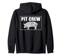 BBQ Barbeque The Best PitMaster Companion. The Pit Crew Felpa con Cappuccio