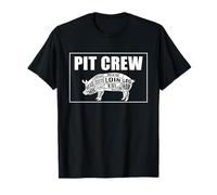 BBQ Barbeque The Best PitMaster Companion. The Pit Crew Maglietta