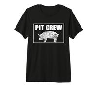 BBQ Barbeque The Best PitMaster Companion. The Pit Crew Maglietta Premium
