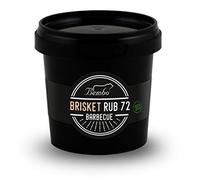 BBQ Brisket Rub Bembo - 500 g - Mix Spezie per Punta di Petto di Manzo - Rub Barbecue per Marinatura a Secco - Ideale per Affumicatura e Cottura Lenta - Made in Italy