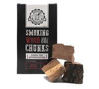 BBQ CHUNK MELO - APPLE - Legna per affumicatura HARDCORE BARBECUE - Pezzi di legno per affumicare - Circa 500-700 gr