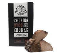 BBQ CHUNK ONTANO - ALDER - Legna per affumicatura HARDCORE BARBECUE - Pezzi di legno per affumicare - Circa 1,5 Kg