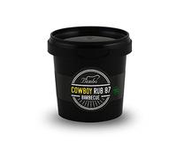 BBQ Cowboy Rub 87 Bembo - 80 g - Mix Spezie per Bistecche, Costate e Fiorentine - Rub BBQ con Caffè e Cacao - Marinatura a Secco Dry Rub - Made in Italy
