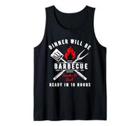 BBQ Dad - Funny Smoking Meat Grill Master Tee Canotta