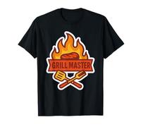 BBQ Flame King, Funny Cookout Champion Fire Humor Maglietta