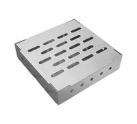 AWHAO BBQ Grill BBQ Box BBQ Parts Aggiungi Smokey Griglia per Esterni in Acciaio Inossidabile BBQ Tops Grill Smoker Box per Barbecue a Gas da Giardino, Stile Corto, Style B