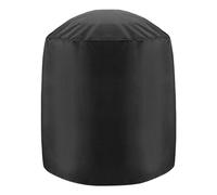 BBQ Grill Cover, Burner Protection Cover, Black Gray, Outdoor Weatherproof Shield, Adjustable Ergonomic Design, Silver Polyester, Camping Accessories, for Backpacking Fishing