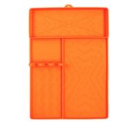 BBQ Grill Mat | 16.14 pollici fogli di griglia elettrica | BBQ GILLS MAT INSTICK | MATTO Resistente al calore in silicone | Pesta gocciolamento e supporto per utensili-Foglio di cottura antiaderente r