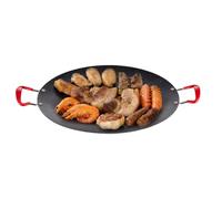 BBQ Grill Pan - 592G barbecue portatile, griglia coreana antiaderente, griglie barbecue in ghisa padella piatta piatta con manico in silicone | Panne rotonde a piastra, griglie coreane al coperto
