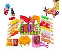 BBQ Grill Toy, Pretend Play BBQ Set, Interactive Kids Cooking Role Play Set For Kids Barbecue Camping Party Birthday Gift Summer Outdoor Backyard Kitchen Pretend Cooking Learning Toy Sets Educational
