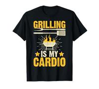 BBQ Grilling è Il Mio Cardio Cortile Pit Legend Maglietta