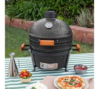 BBQ KAMADO - Barbecue Affumicatore In Ceramica Nero