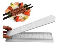 BBQ Kebab Maker - stampo resistente al calore da 11 pollici per facili presse di spiedini manuali di carne e spiedini alla griglia turchi in stile professionale | Convenienti gadget per autentici