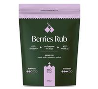 BBQ KING - Berries Rub Confezione da 250 Gr, Dry Rub Bbq per Manzo Ideale per Barbecue e Grill, Set Spezie Cucina 100% Made in Italy, Miscela di Spezie per Carni Bianche (Pollo, Maiale, Coniglio)