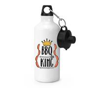 BBQ King Bottiglia Sportiva Bevande Da Campeggio In Metallo 600 ml
