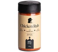BBQ KING - Chicken Rub Confezione da 270 Gr, Dry Rub Bbq per Pollame Ideale per Barbecue e Grill, Set Spezie Cucina 100% Made in Italy, Miscela di Spezie per Carni Bianche (Pollo, Tacchino, Anatra)