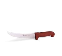BBQ King Coltello BBQ Scimitarra Americana Stretta 21 cm by Ambrogio Sanelli, Lama in Acciaio Tedesco, Impugnatura Ergonomica, Ideale per Fiorentina e Costata, 100% Made in Italy