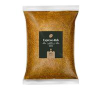 BBQ KING - Espresso Rub Confezione da 1Kg, Dry Rub Bbq per Manzo Ideale per Barbecue e Grill, Set Spezie Cucina 100% Made in Italy, Miscela di Spezie per Carni Rosse (Manzo, Beef Ribs)