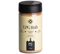 BBQ KING - L.P.G. Rub Confezione da 210 Gr, Lemon Pepper Garlic Dry Rub Bbq Ideale per Barbecue e Grill, Set Spezie Cucina 100% Made in Italy, Miscela di Spezie a Base di Limone, Pepe ed Aglio