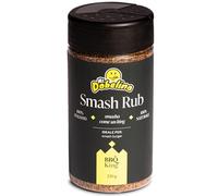 BBQ KING - Smash Rub Confezione da 230 g, Dry Rub per Smash Burger e Bistecche, 100% Made in Italy, Con Cipolla Fritta Tostata, Creato in Collaborazione con MrDobelina