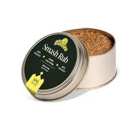 BBQ KING - Smash Rub Confezione da 70 g, Dry Rub per Smash Burger e Bistecche, 100% Made in Italy, Con Cipolla Fritta Tostata, Creato in Collaborazione con MrDobelina