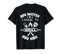 BBQ Master Licenza Per Grill BBQ King Maglietta