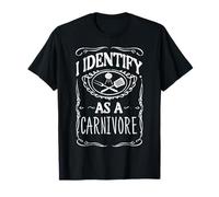 BBQ Meat I Identify Carnivore Barbecue Grill Uomini Donne Bambini Maglietta