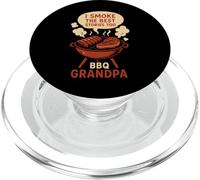 BBQ Nonno Pitmaster Humor Smoker Grill Backyard Legend PopSockets PopGrip per MagSafe