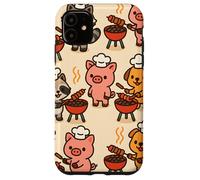 BBQ Party Animals Kawaii Grill Parade Summer Fun Custodia per iPhone 11